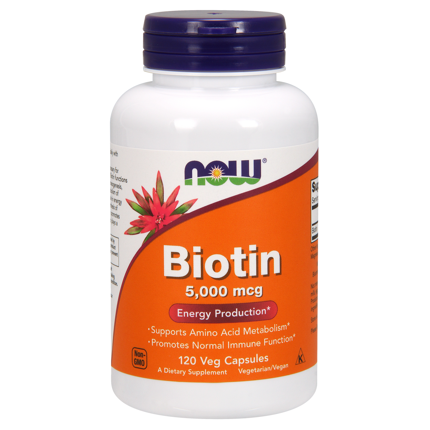 Biotina 5000 mcg (120 Veg Caps) / Biotin 5,000 mcg