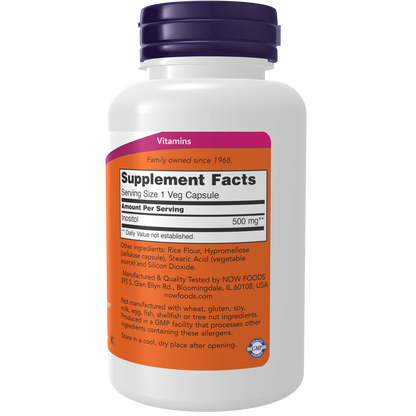 Inositol 500 mg (100 Veg Caps)