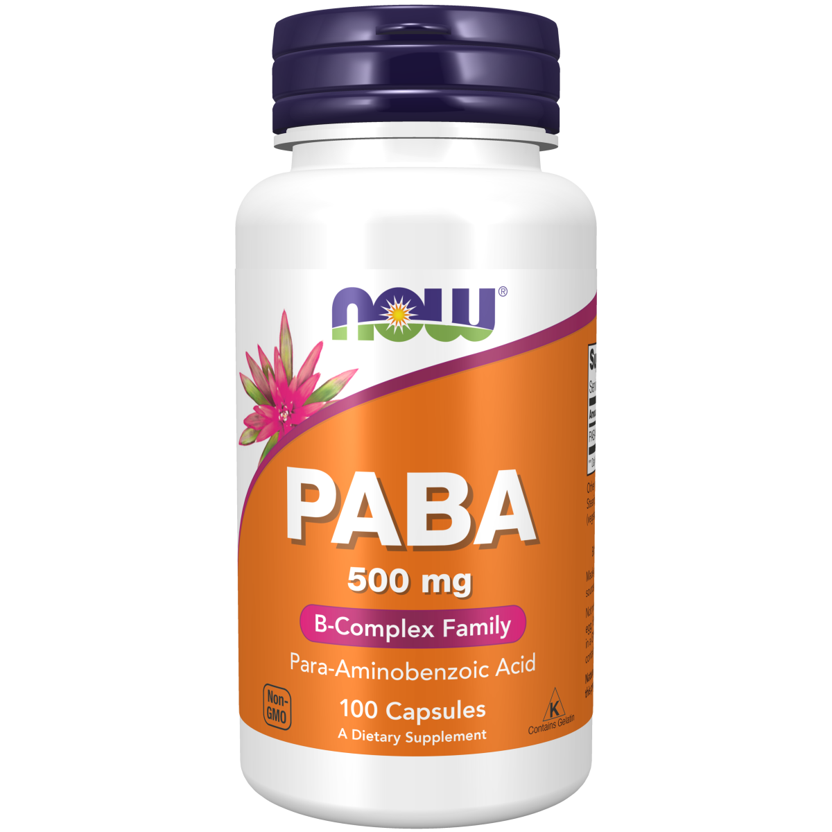 PABA 500 mg 100 Capsules