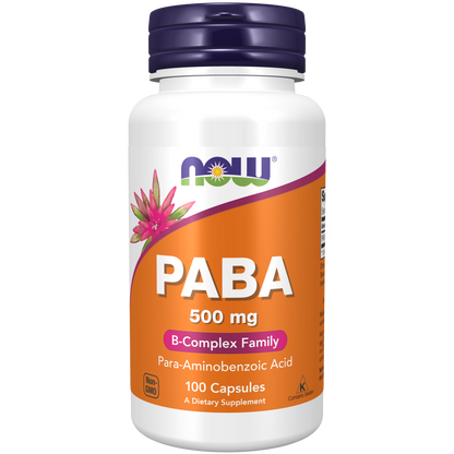 PABA 500 mg 100 Capsules