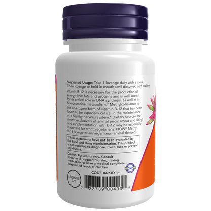 Methyl B-12 5,000 mcg (120 pastillas)/ Metil B-12 5,000 mcg