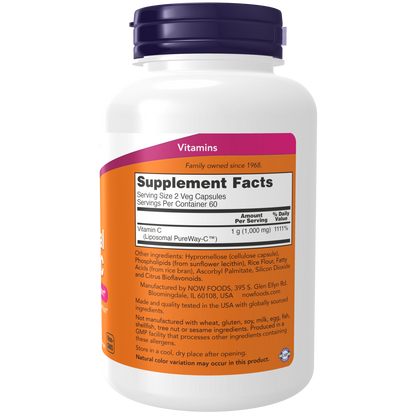 Vitamina C liposomal 120 vcaps