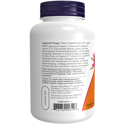 Vitamina C liposomal 120 vcaps