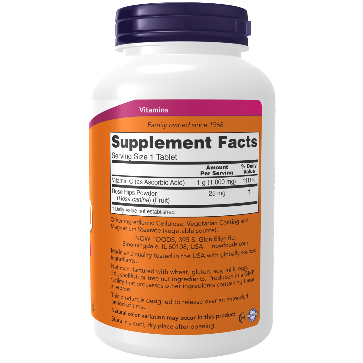 Vitamina C-1000 Liberacion Sostenida (250 TAB)/Vitamin C-1000 Sustained Release Tablets