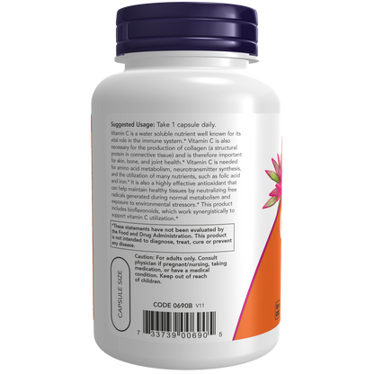 Vitamina C 1000 con Bioflavonoides (100 VegCaps)/ Vitamin C-1000 Bioflavonoids