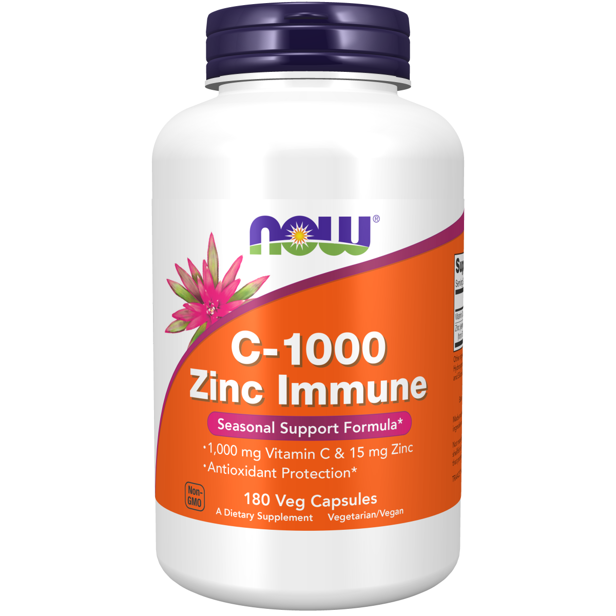 Inmune  Vit C-1000  & Zinc (180 Veg Caps) / Immune Vit C-1000 & ZINC