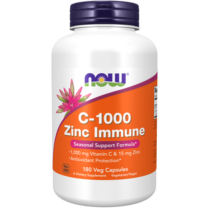 Inmune  Vit C-1000  & Zinc (180 Veg Caps) / Immune Vit C-1000 & ZINC