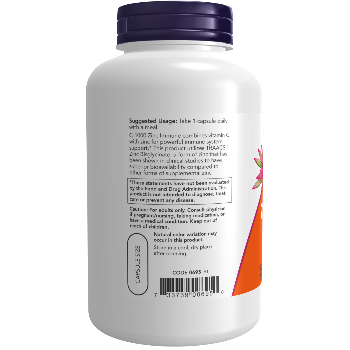 Inmune  Vit C-1000  & Zinc (180 Veg Caps) / Immune Vit C-1000 & ZINC