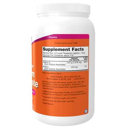 Polvo de Ascorbato de Sodio (3lbs) / Sodium Ascorbate Powder