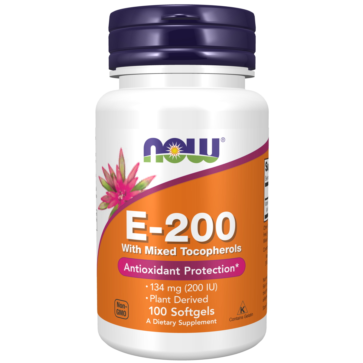EX Vitamin E-200 134mg Con Tocoferoles (100 Softgels)