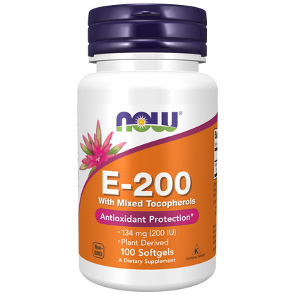 EX Vitamin E-200 134mg Con Tocoferoles (100 Softgels)