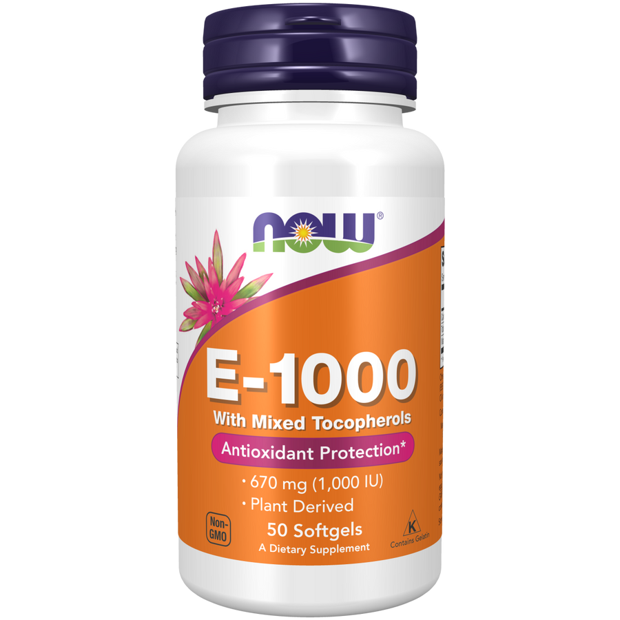 Vitamin E-1000 Mixed Tocopherols (50 softgels)