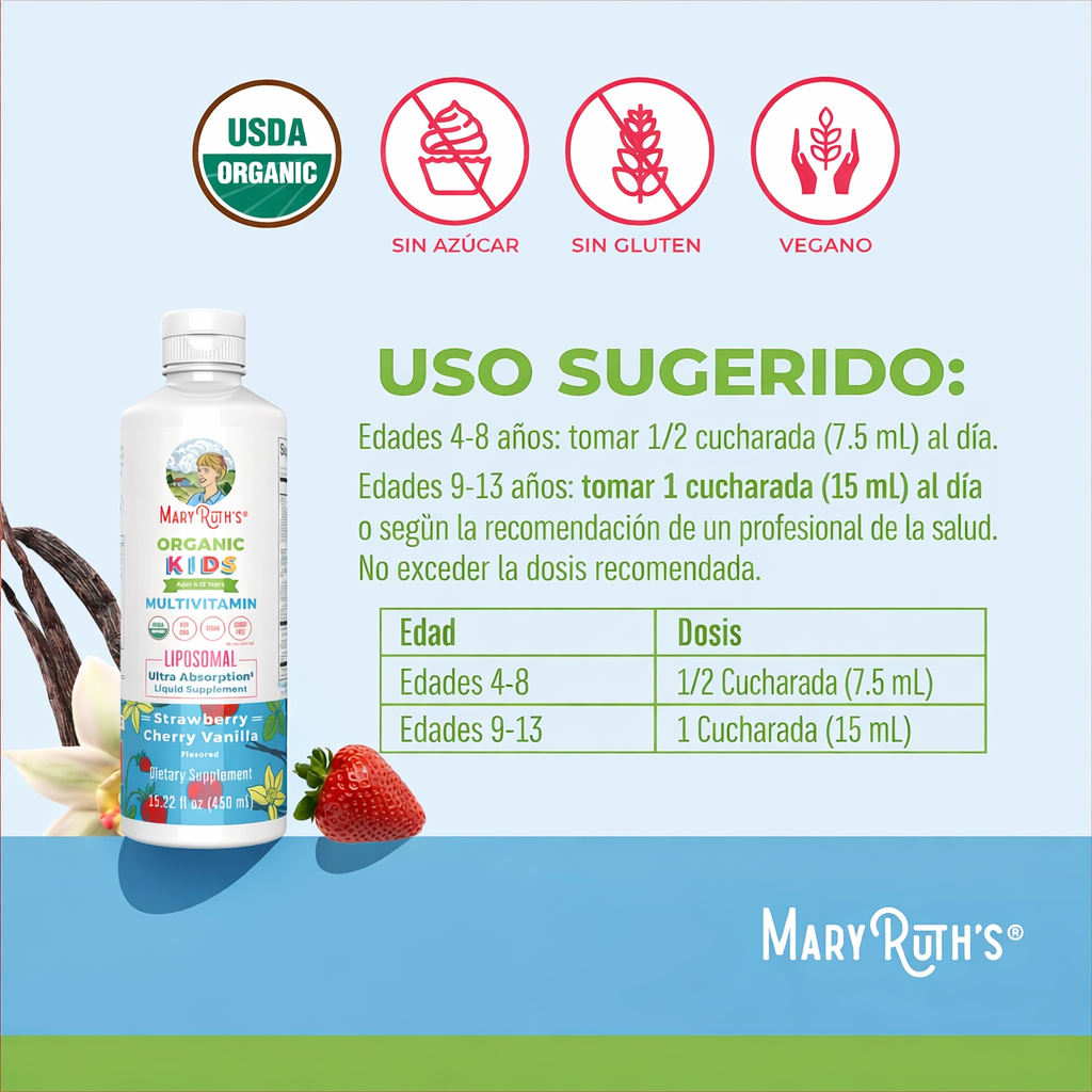 Niños Multivitamínico Liposomal 15.22oz (450ml)