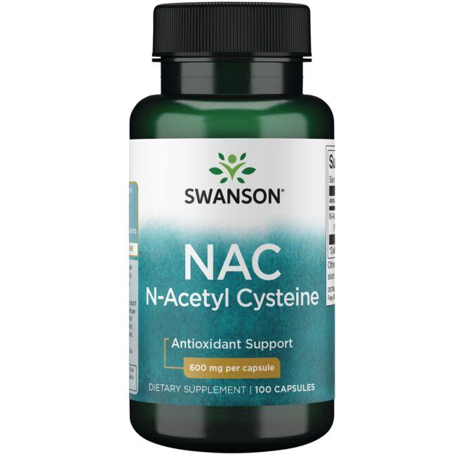 N-acetilcisteína (NAC) 600mg (100 Caps) / N-Acetyl Cysteine  (NAC) 600mg (100 Caps)