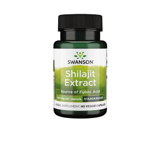 Extracto de shilajit 400 mg 60 capsulas vegetales/Standardized
