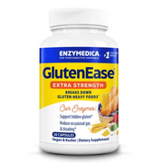 Enzimas GlutenEase™ Extra Fuerte (30 caps) ,Digestión al Gluten, Enzymedica