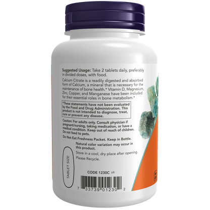 Calcio Citrate 600mg (100 tab) / Calcium Citrate