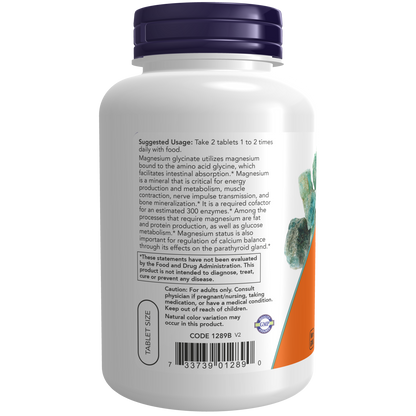 Glicinato de Magnesio 200 mg(180 TAB) /Magnesium Glycinate Tablets