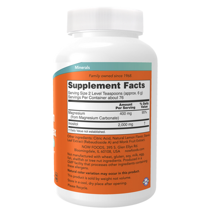 Magnesio Inositol Relax Polvo (16oz) /Magnesium Inositol Relax Powder