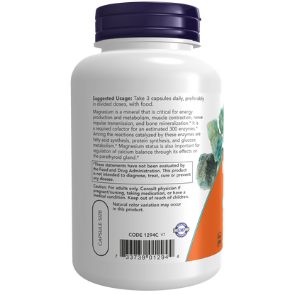 Magnesio Citrate 400 mg (120 Vegcaps)/ Magnesium Citrate 400mg