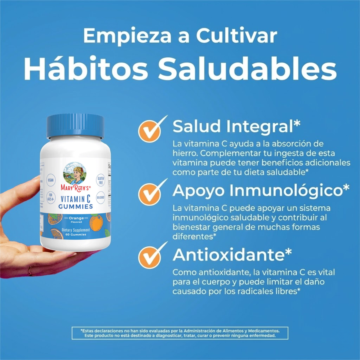 Vitamina C en gomitas (60 gomitas) / Vitamin C Gummies, Cherry Orange & Grape, (60t)