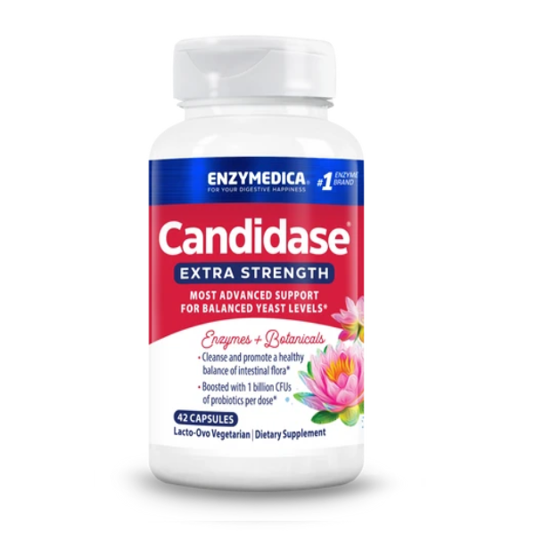 Candidase™(42 caps),Enzimas de Alta Potencia para Balance de Flora Intestinal, Enzymedica