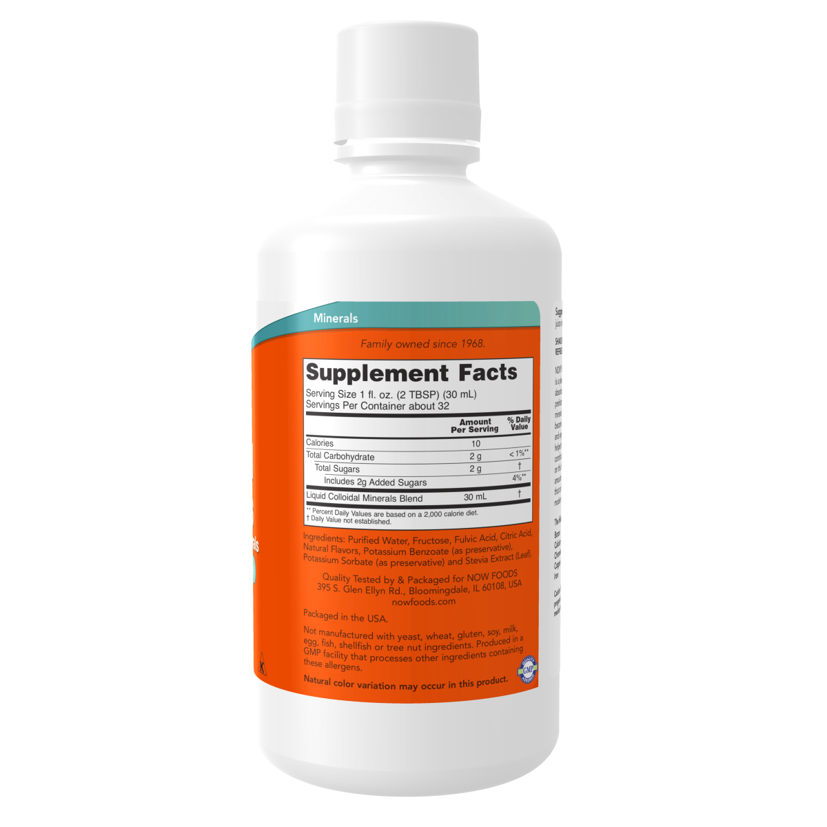 Multimineral Minerales Coloidales, Sabor a frambuesa (32 fl oz) / Colloidal Minerals, Raspberry Flavor