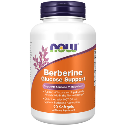 Berberina  Soporte de Glucosa (90 Softgels) / Berberine Glucose Support