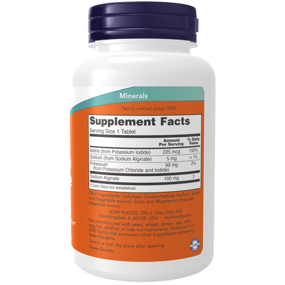 Potasio 99 mg mas yodo (180 Tabs) / Potassium plus Iodine