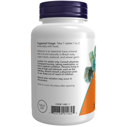 Selenio 100 mcg (250 Tabletas) /Selenium 100 mcg Tablets