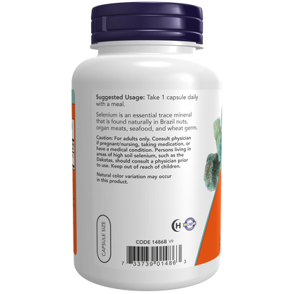 Selenio 200 mcg (180 Veg Capsules) /Selenium 200 mcg