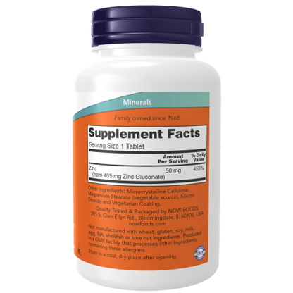 Zinc 50mg (250 Tab) Gluconato