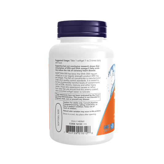 DHA-500 Doble Potencia (90 SOFTGELS)/ DHA-500, Double Strength