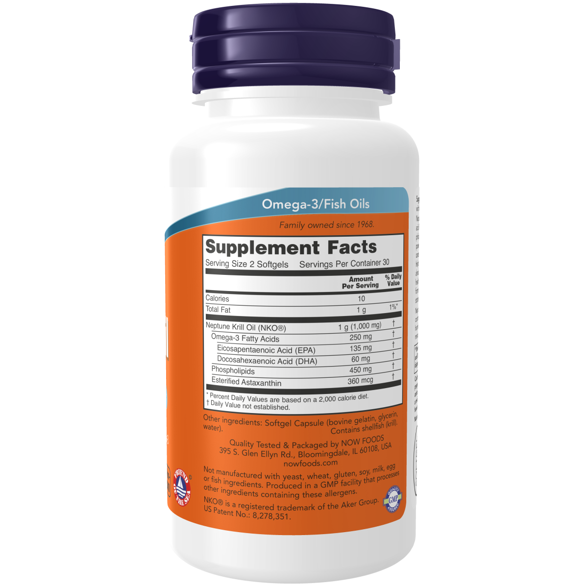 Aceite de krill / Krill Oil 500 mg (60 Softgels)
