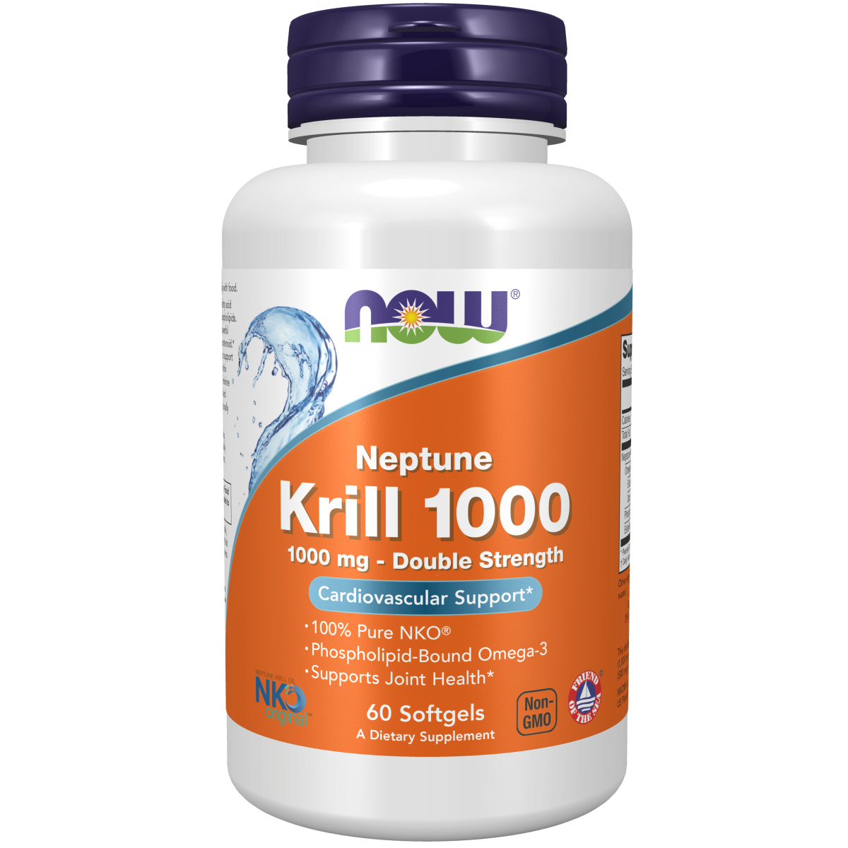 Krill doble potencia 1000 mg (60 Softgels) / Krill Double Strength 1000 mg