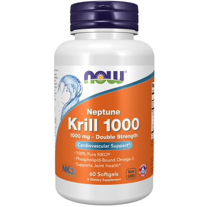 Krill doble potencia 1000 mg (60 Softgels) / Krill Double Strength 1000 mg