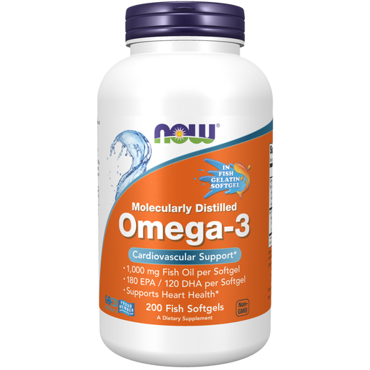 Omega-3, (200 cápsulas blandas de pescado) /Omega-3 (200 Fish Softgels)