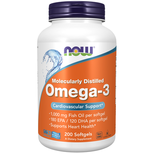 Omega-3 Destilada Molecularmente (200 Softgels)/Omega-3, Molecularly Distilled Softgels