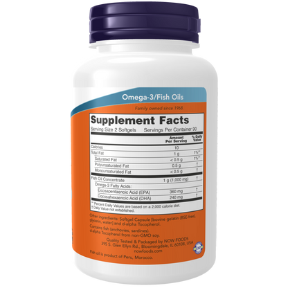 Omega-3 Mini Geles Cápsulas Blandas (180 Softgels) /Omega-3 Mini Gels Softgels
