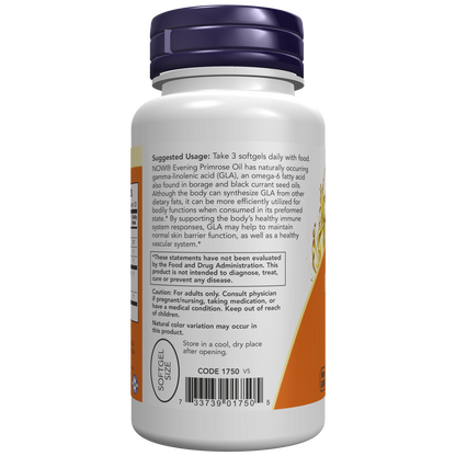 Aceite de onagra 500 mg (100 Softgels)  / Evening Primrose Oil 500 mg