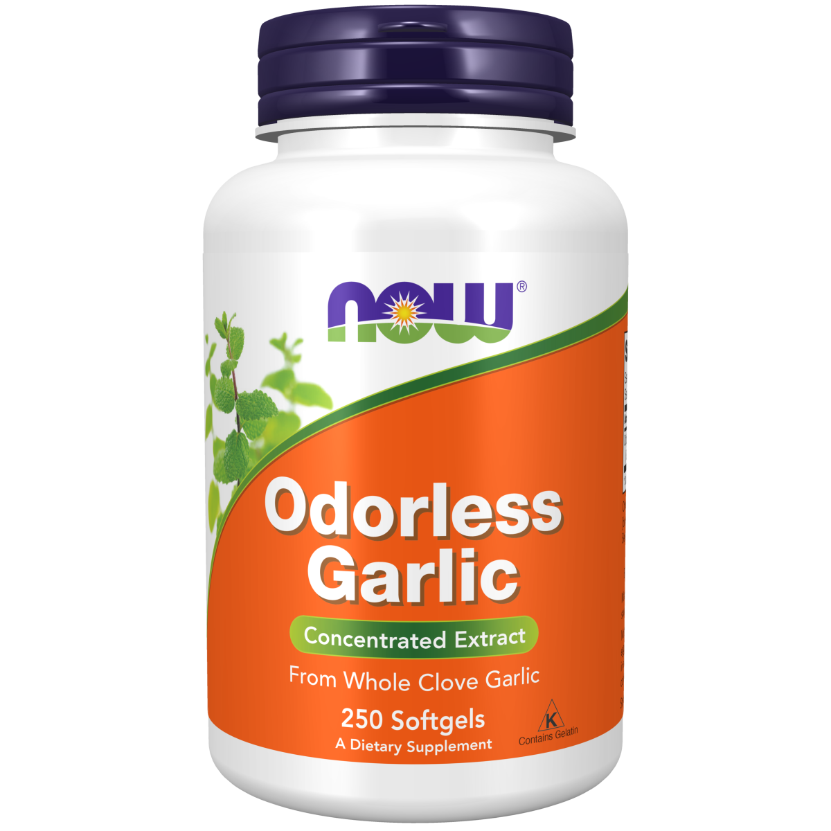 Ajo Inodoro concentrado del ajo entero 50mg (250 Softgels)/ Odorless Garlic Softgels