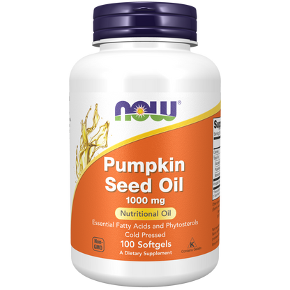 Aceite de Semilla de Calabaza 1000mg 100 Cápsulas Blandas /Pumpkin Seed Oil