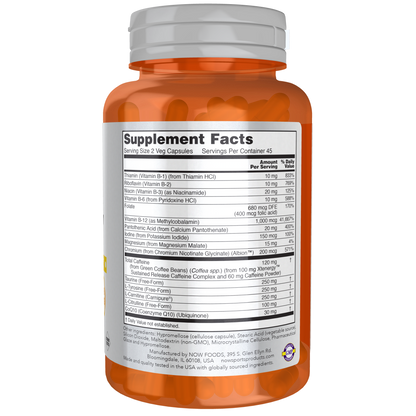 EX Sustained Energy, Produccion de Energia (90 veg caps)