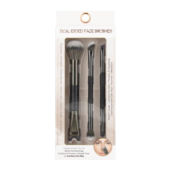 Brochas Duales de Maquillaje (3 Pack), Lindo