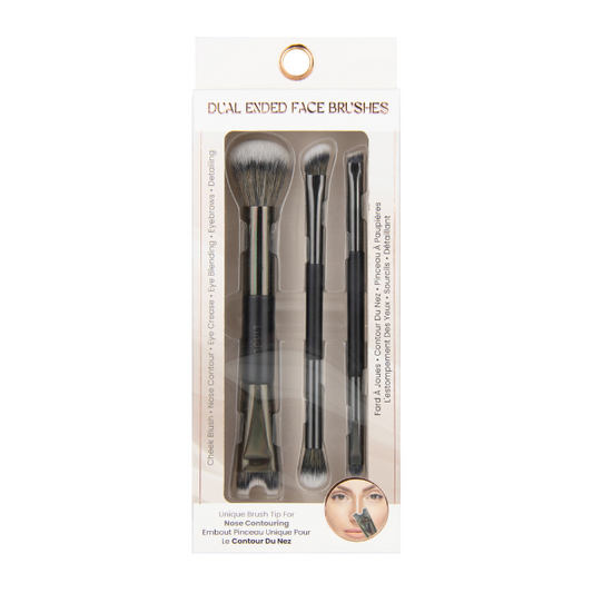 Brochas Duales de Maquillaje (3 Pack), Lindo