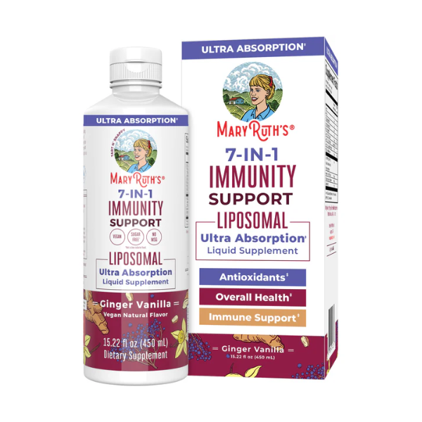 Liposomal de soporte de inmunidad 7 en 1 (450ml)  / 7-in-1 Immunity Support Liposomal (15.22oz)