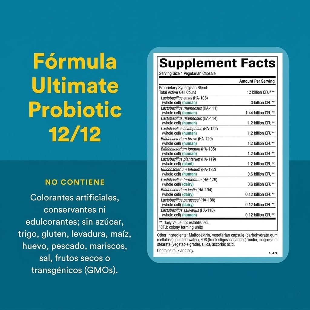 Ultimate Probiotic 12/12 Formula 60 vcap