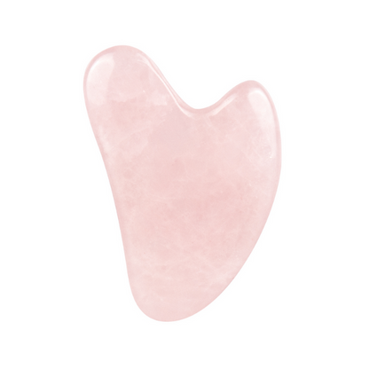 Gua Sha de Cuarzo Rosa Contour 100% Natural, Lindo