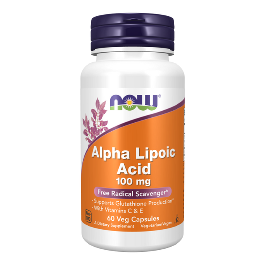 Ácido alfa lipoico 100mg (60 Vegcaps)/ Alpha Lipoic Acid 100 mg