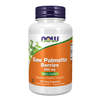 Saw Palmetto Berries 550 mg (100 Veg Caps)